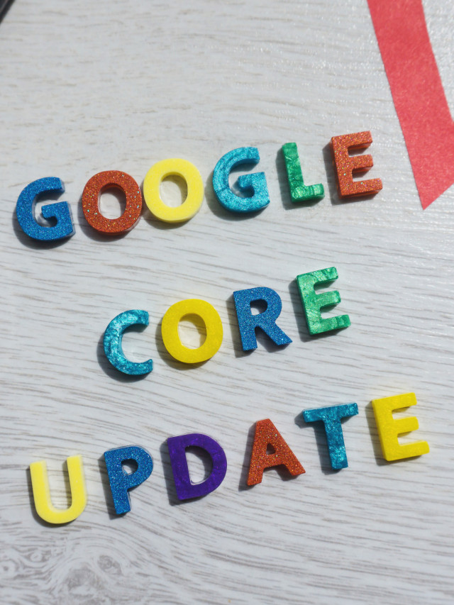 Google,Core,Update,Text,With,Colorful,Letters,With,A,Red